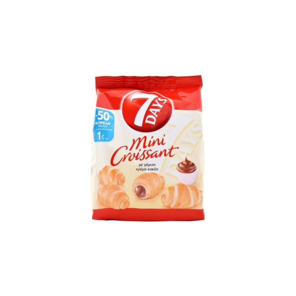 Mini Croissants mit Kakaofüllung "7 Days" 103g