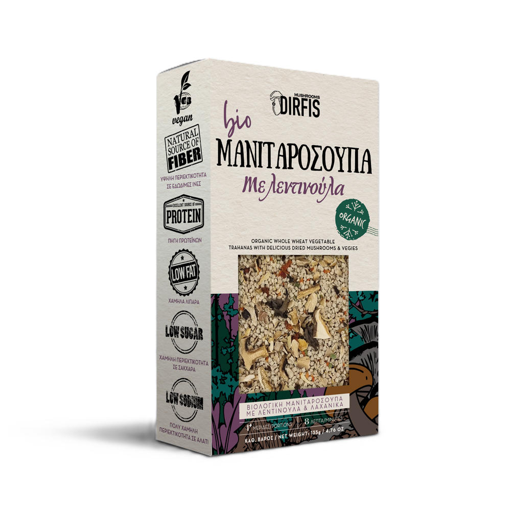 Pilzsuppe mit Gemüse, Shiitake & Trahana "DIRFIS" 135g