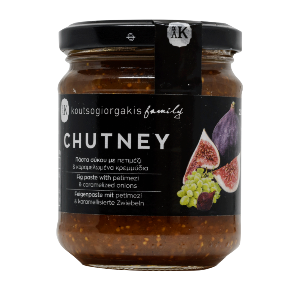 Feigen-Chutney mit Petimezi & karamellisierter Zwiebel "Koutsogiorgakis" 230g