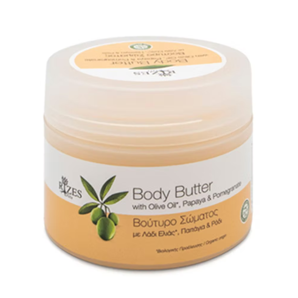 Body Butter mit Olivenöl, Papaya und Granatapfel "RIZES" 200ml