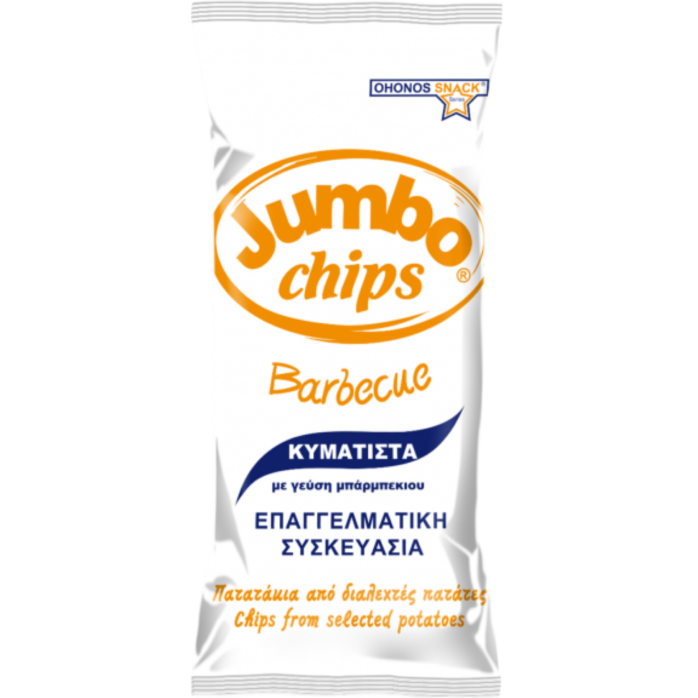 Geriffelte Chips Barbecue "Jumbo Chips" 280g