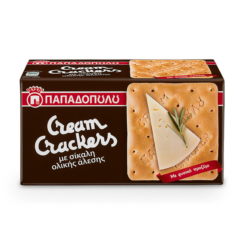 Cream Crackers Roggen "Papadopoulos" 6x175g