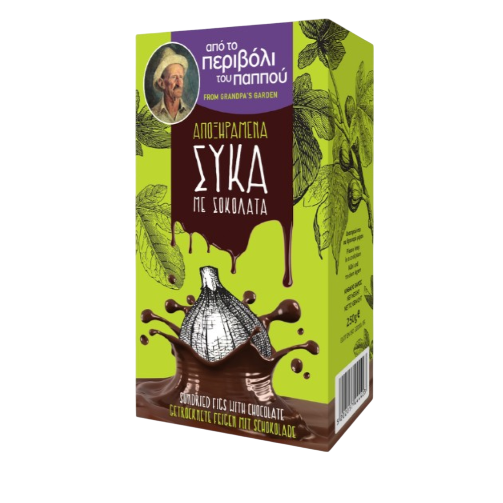 Getrocknete Feigen mit dunkler Schokolade "from Grandpa's Garden" 250g