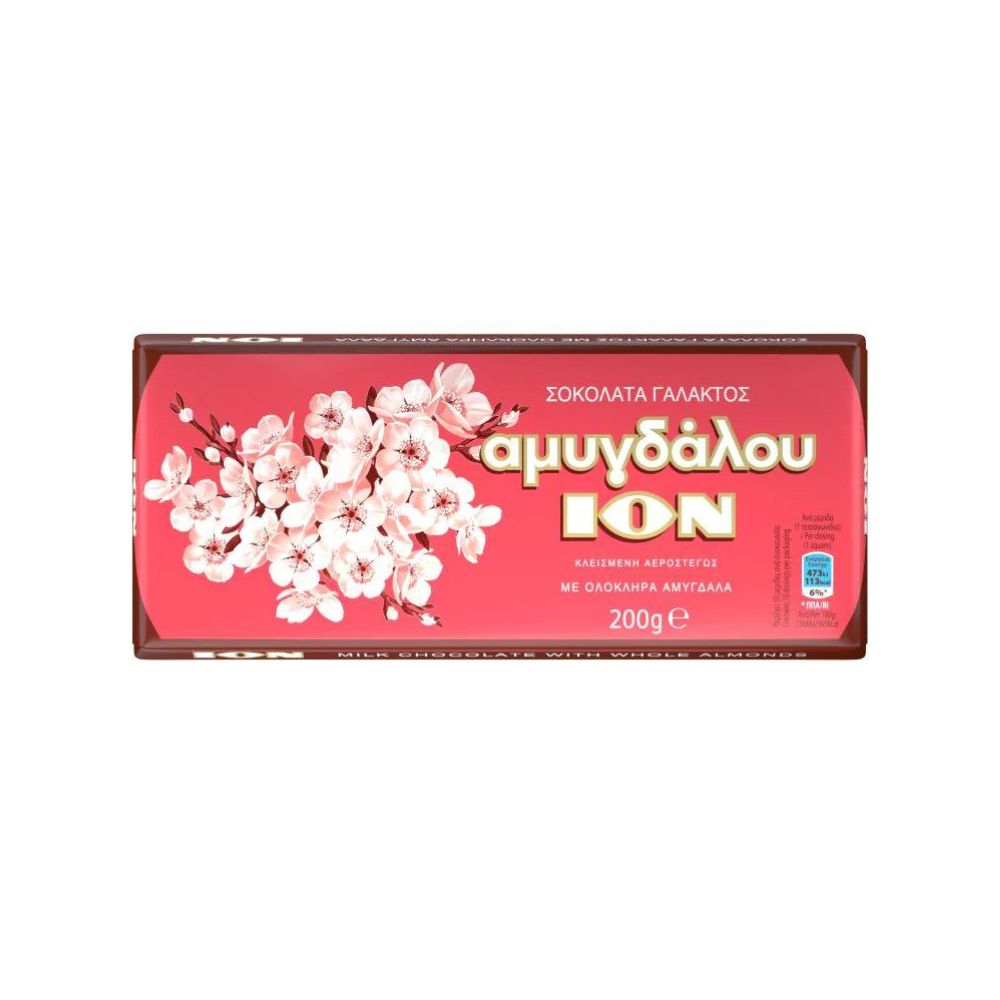 ION Milchschokolade mit Mandeln 200g