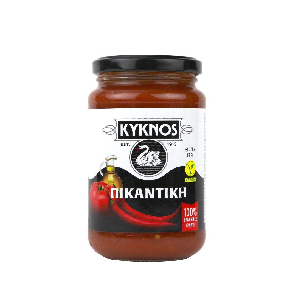 Tomatensauce mit Chili & Knoblauch "KYKNOS" 350g