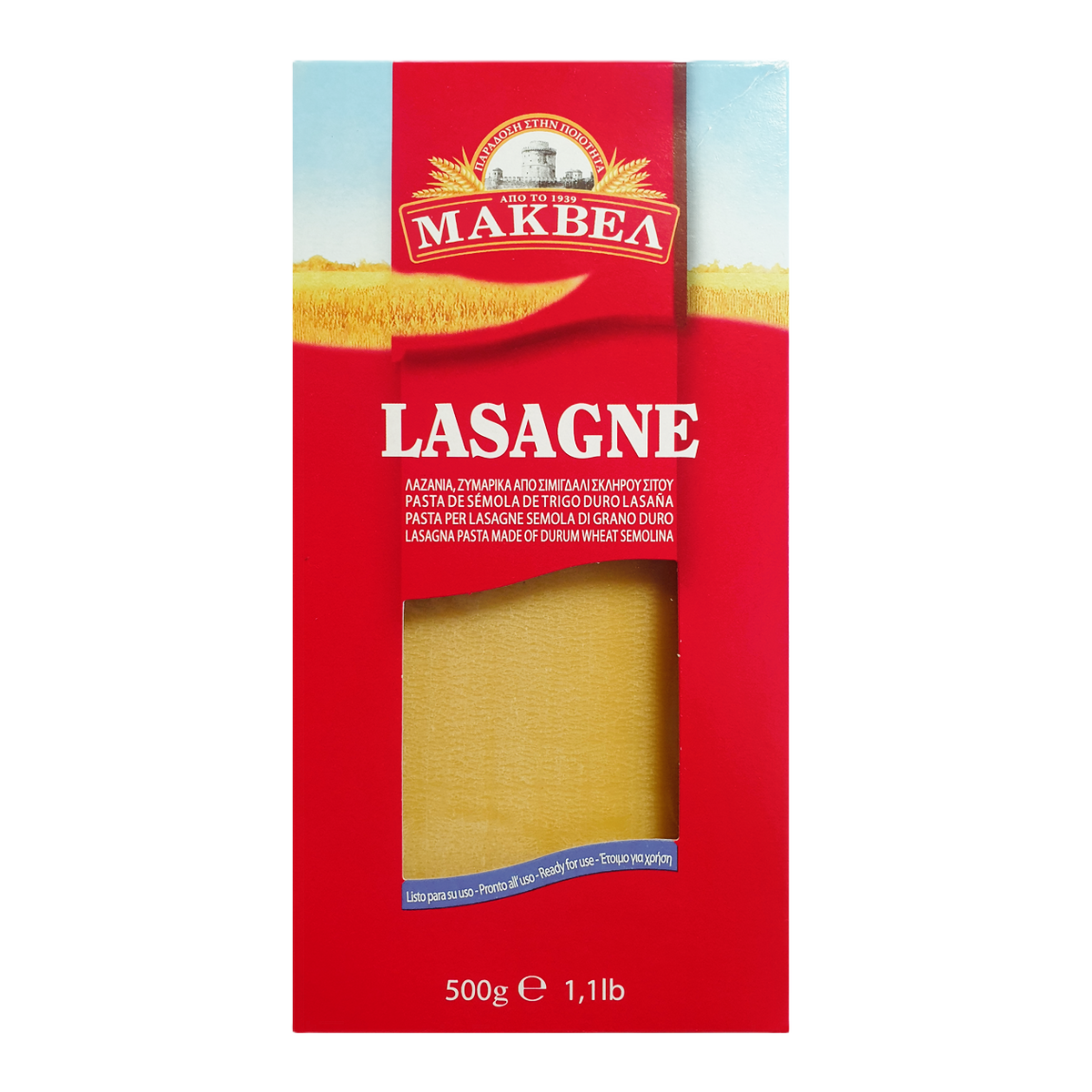 Lasagne "MAKVEL" 500g