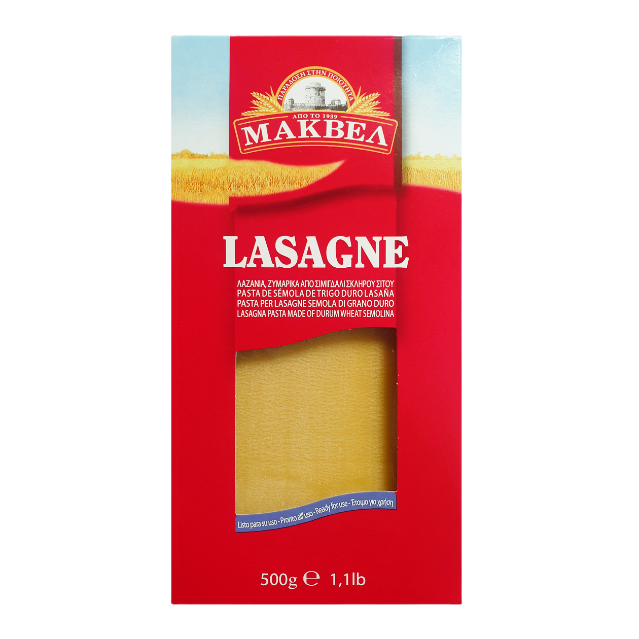 Lasagne "MAKVEL" 500g