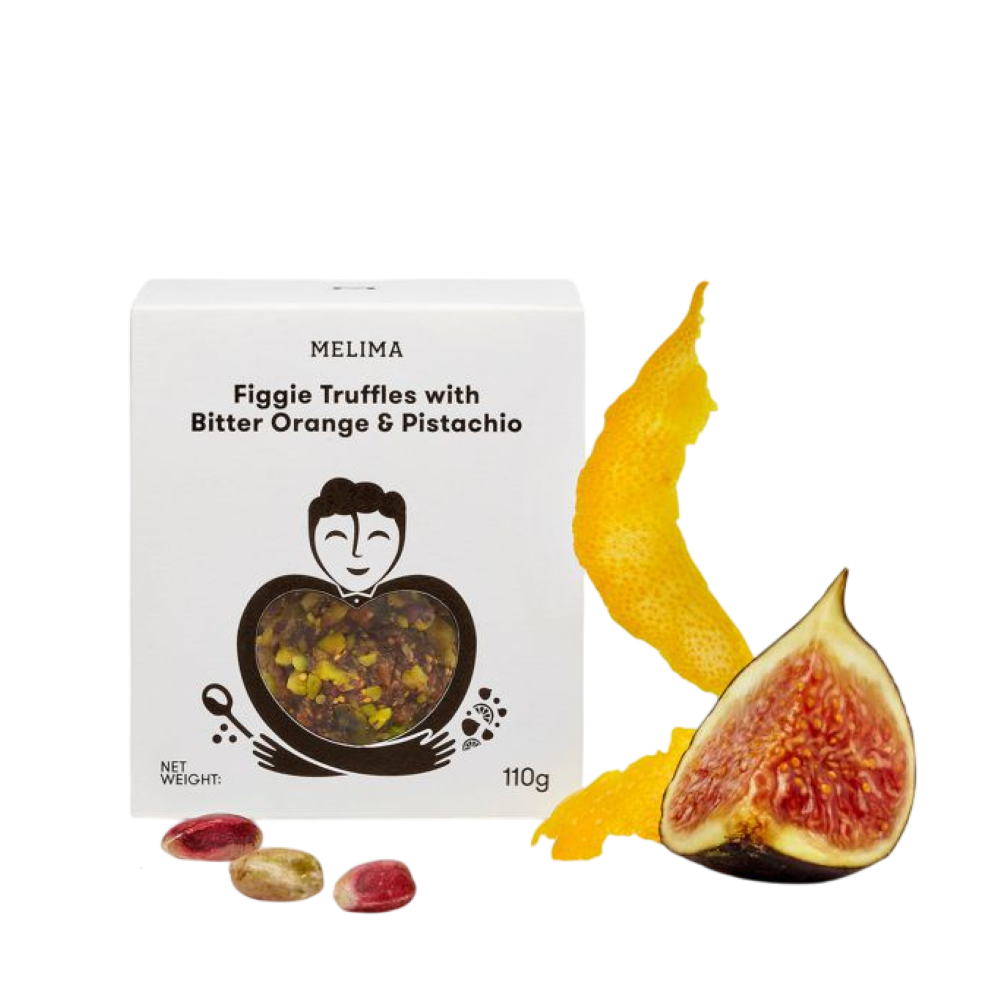 Feigentrüffel mit Bitterorange und Pistazien "MELIMA" 110g