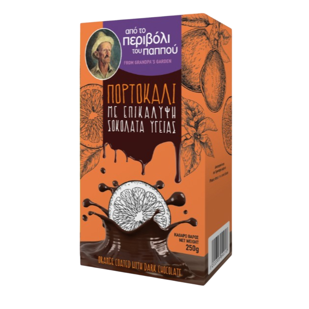 Getrocknete Orangen mit dunkler Schokolade "from Grandpa's Garden" 250g