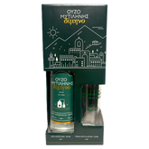 Geschenkbox Ouzo Mytilinis Dimino 40% "EVA"