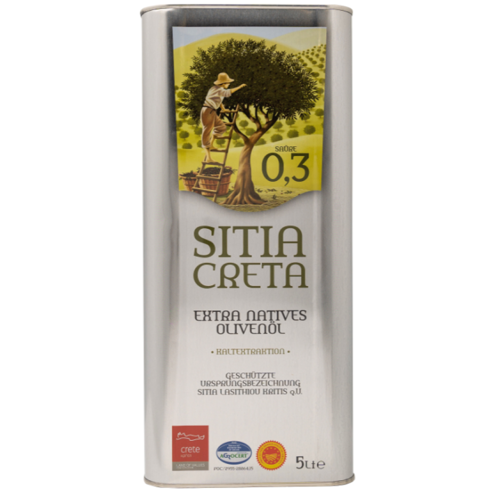 Extra natives Olivenöl 0,3 "SITIA CRETA" 5L
