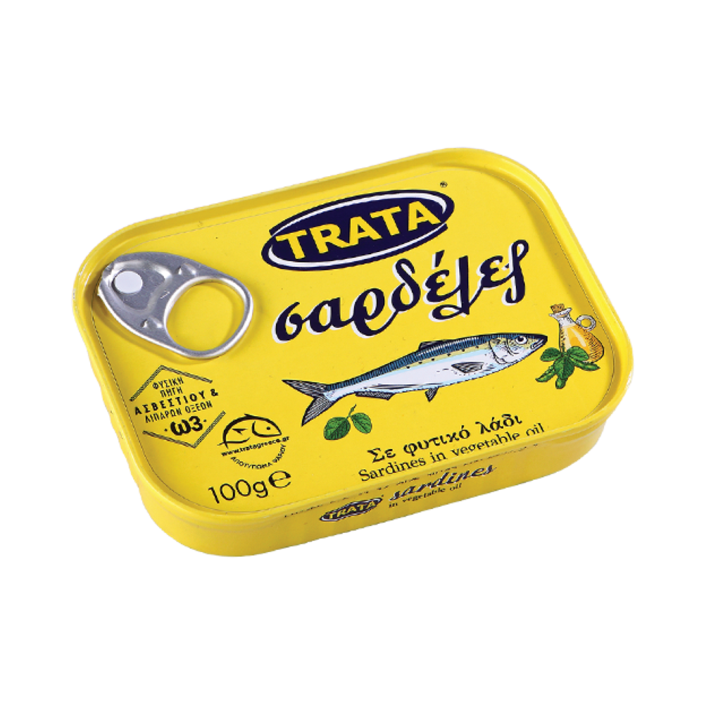 Sardinen in Pflanzenöl "TRATA" 100g