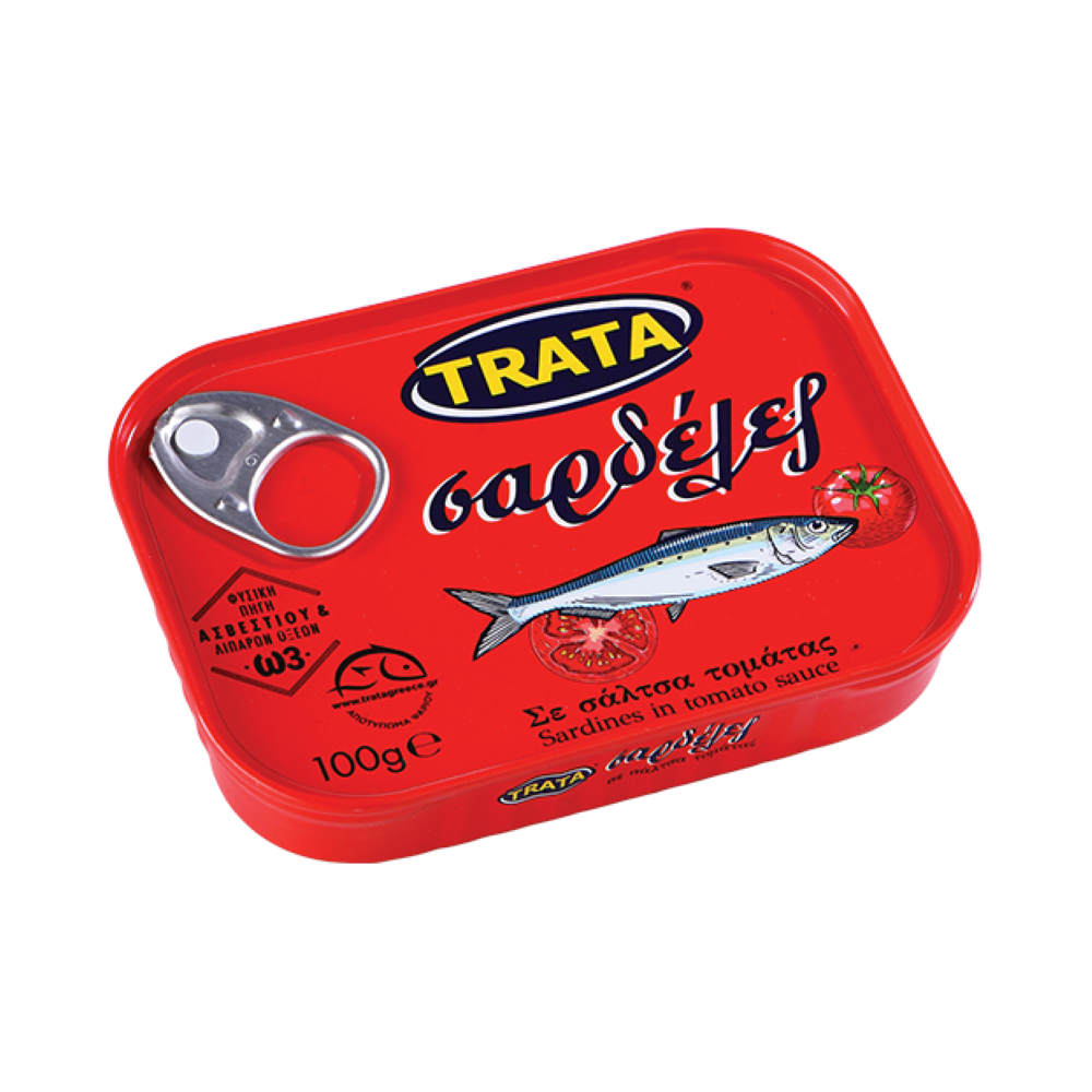 Sardinen in Tomatensauce "TRATA" 100g