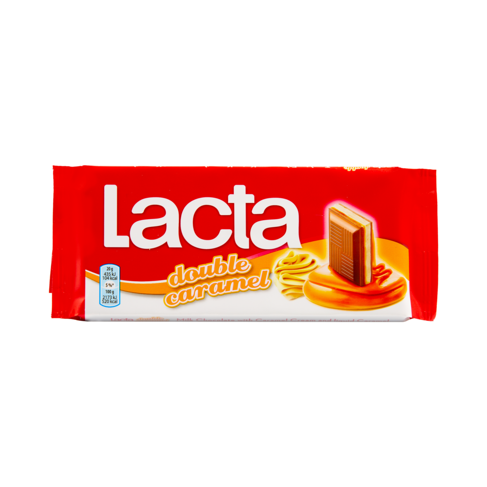 Lacta Schokolade Double Caramel 100g