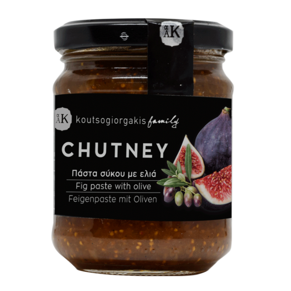Feigen-Chutney mit Oliven "Koutsogiorgakis" 230g