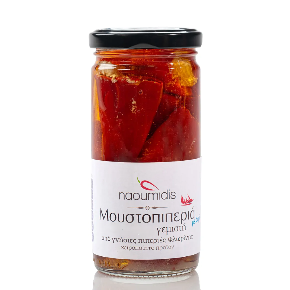 Gefüllte scharfe Paprika mit Käse "Naoumidis" 260g