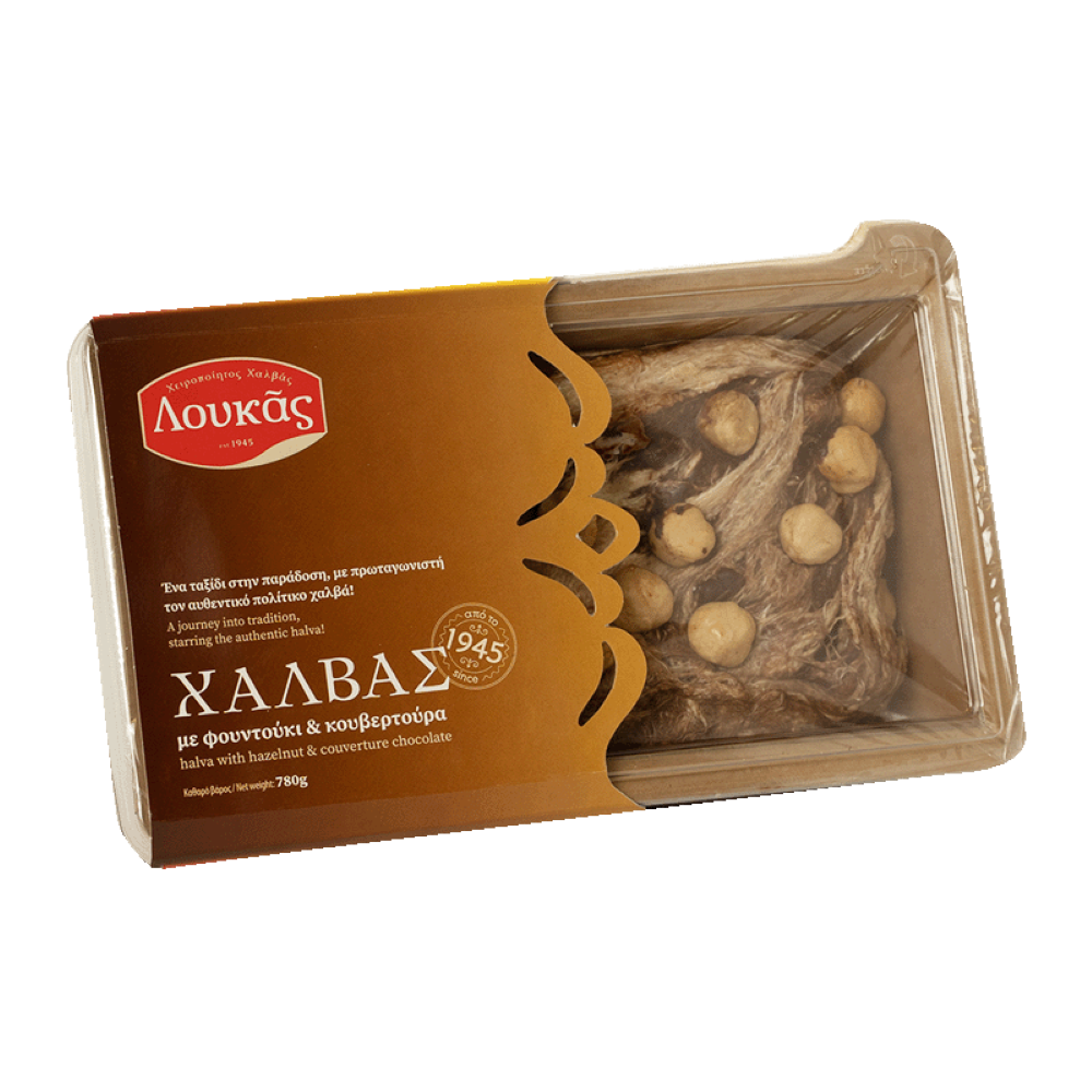 Halva mit Haselnüssen & Schokolade "Loukas" 780g