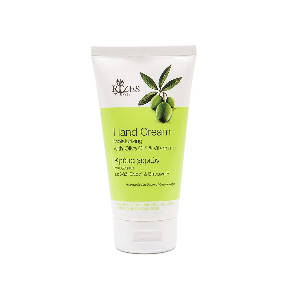 Handcreme mit Olivenöl & Vitamin E "RIZES" 150ml