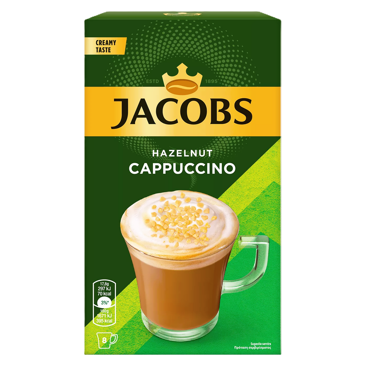Cappuccino Sticks Haselnuss "JACOBS" 142,4g