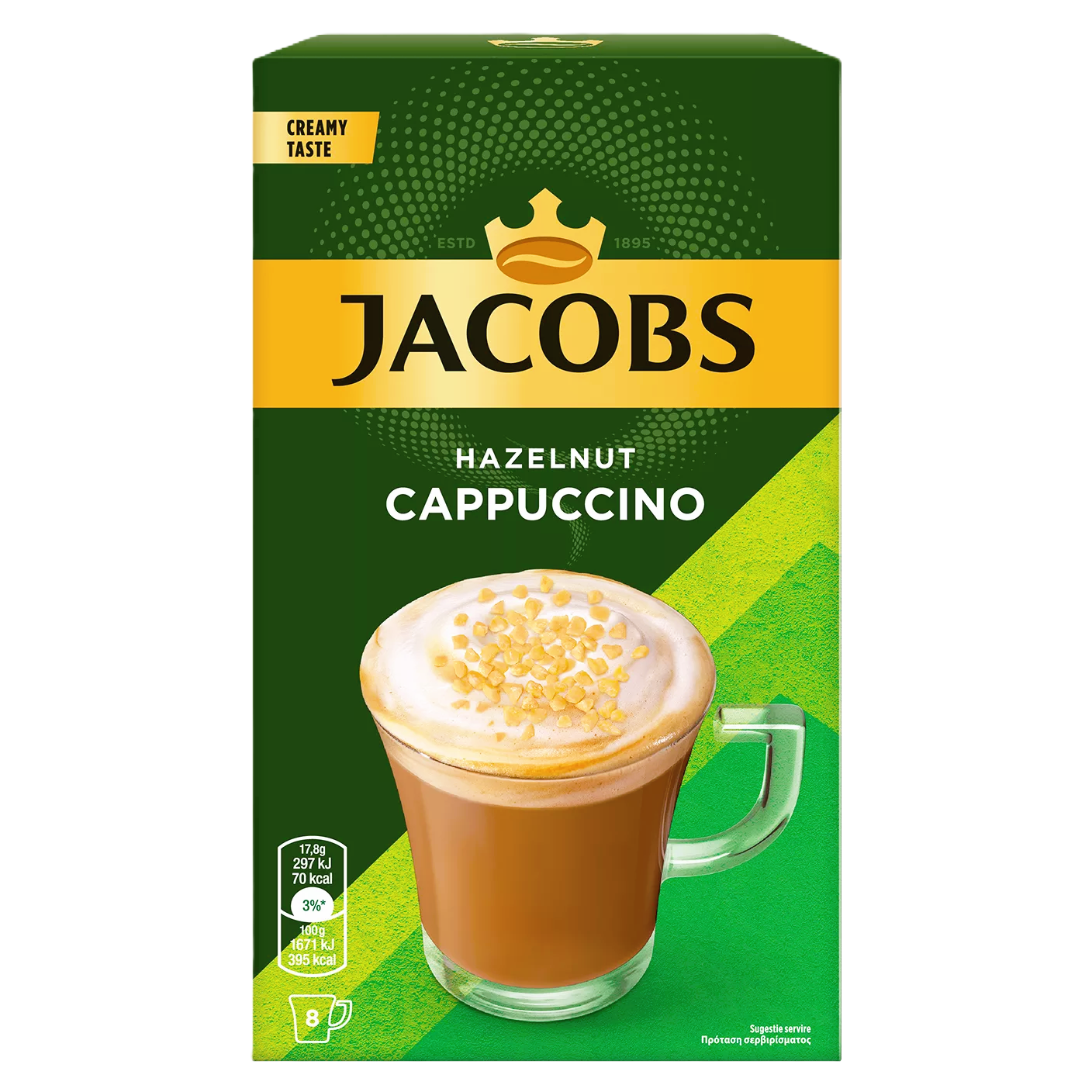 Cappuccino Sticks Haselnuss "JACOBS" 142,4g