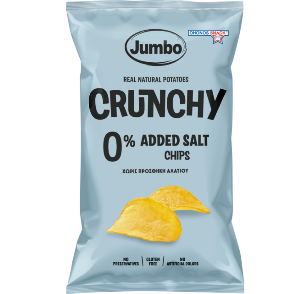 Chips Crunchy ohne Salz "Jumbo" 90g