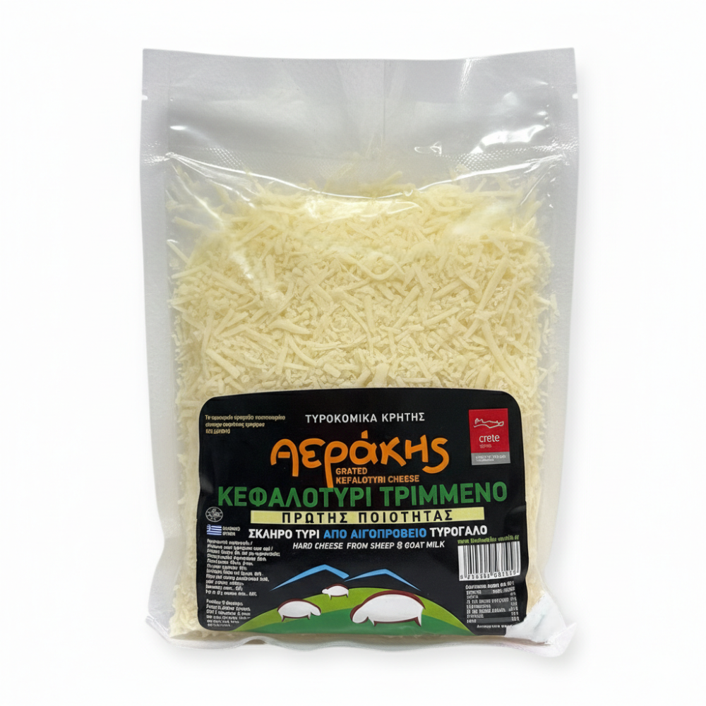 Kefalotyri aus Kreta gerieben "Aerakis" 200g