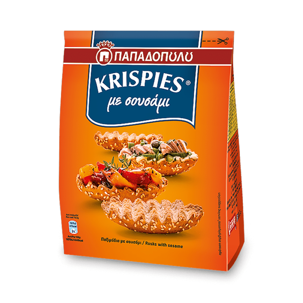 Krispies Sesam "Papadopoulos" 200g