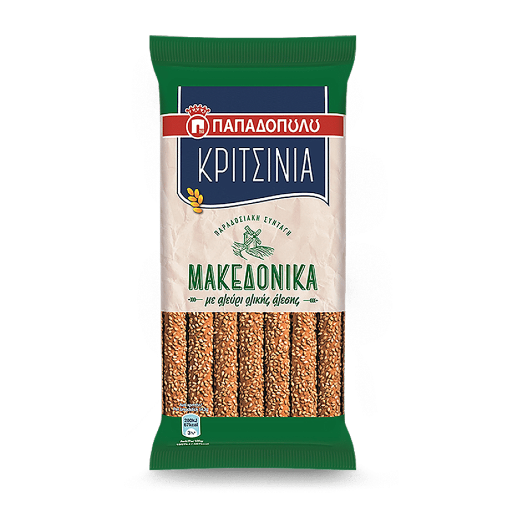 Traditionelle Brotstangen Vollkorn (Kritsinia) "Papadopoulou" 200g
