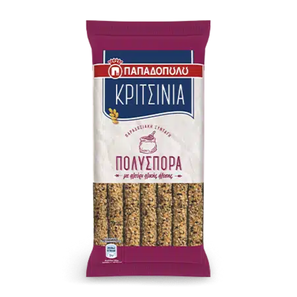 Brotstangen (Kritsinia) Vollkorn mit Körner "Papadopoulou" 185g