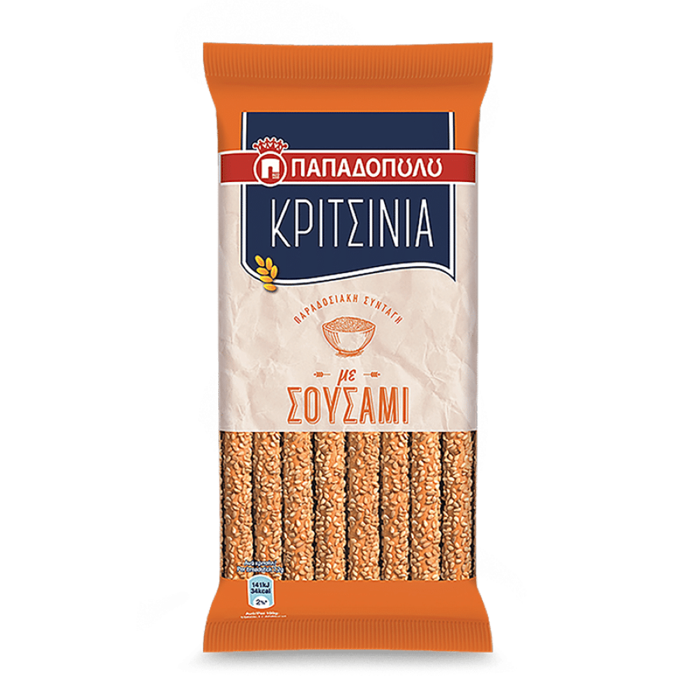 Brotstangen (Kritsinia) mit Sesam "Papadopoulou" 130g