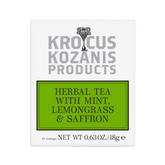 Kräutertee mit Minze, Zitronengras, Safran "Krocus Kozani" 18g