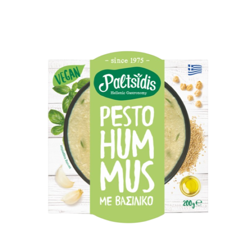 Hummus mit Basilikum-Pesto "Paltsidis" 200g