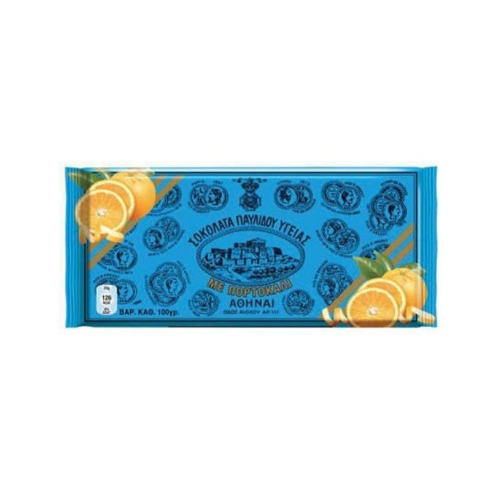Dunkle Schokolade mit Orange "Pavlidis" 100g
