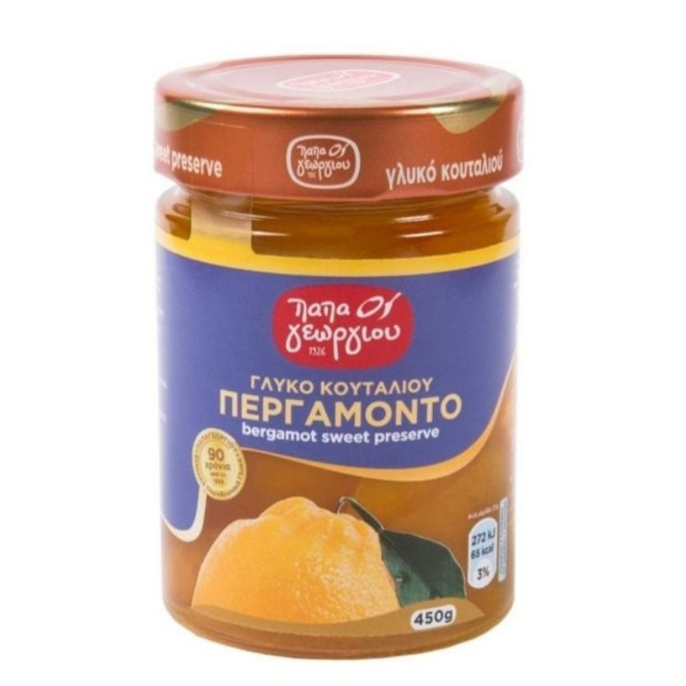 Bergamotte in Sirup (Gliko Koutaliou) "Papageorgiou" 450g
