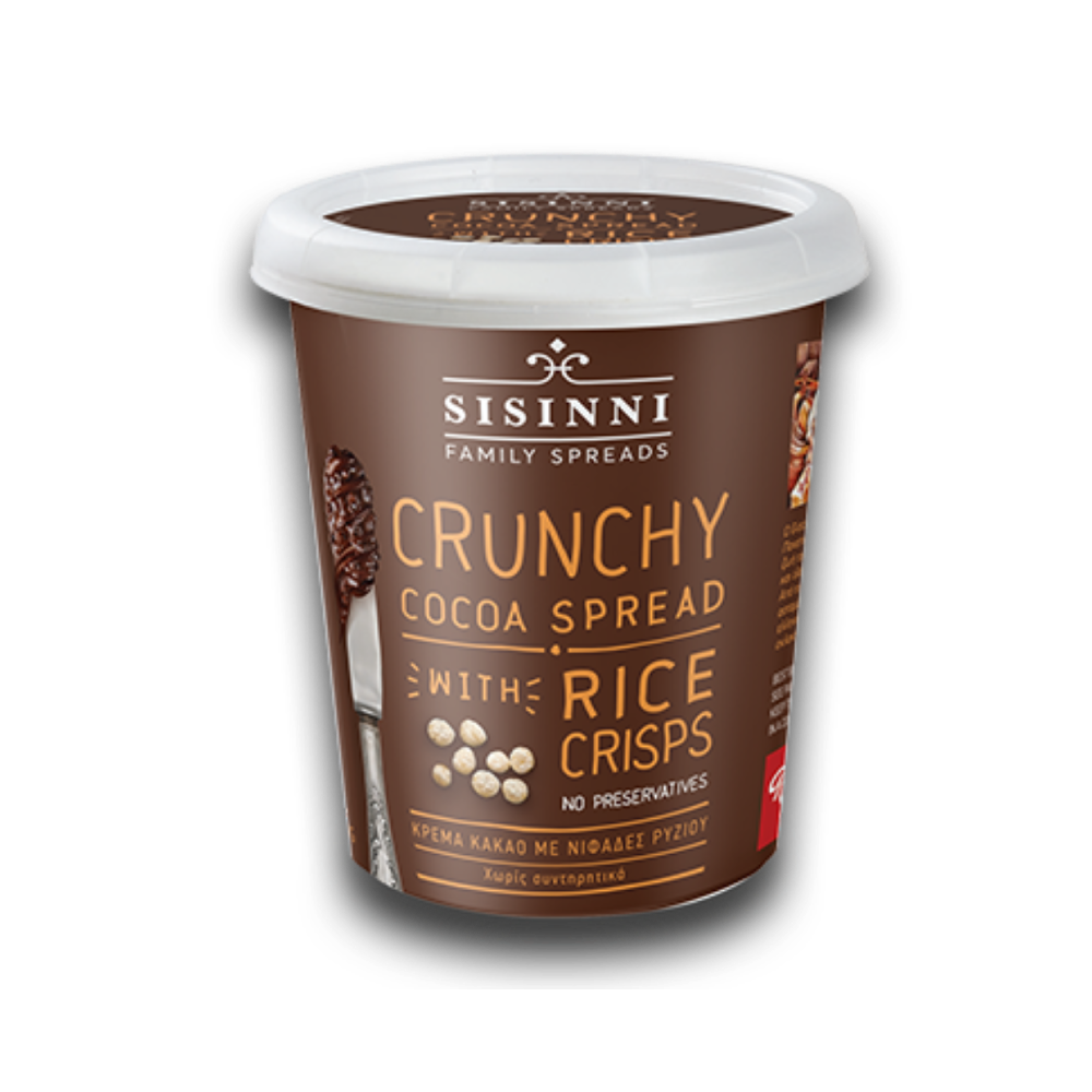 Kakaocreme mit knusprigen Reiscrisps "Sisinni" 400g