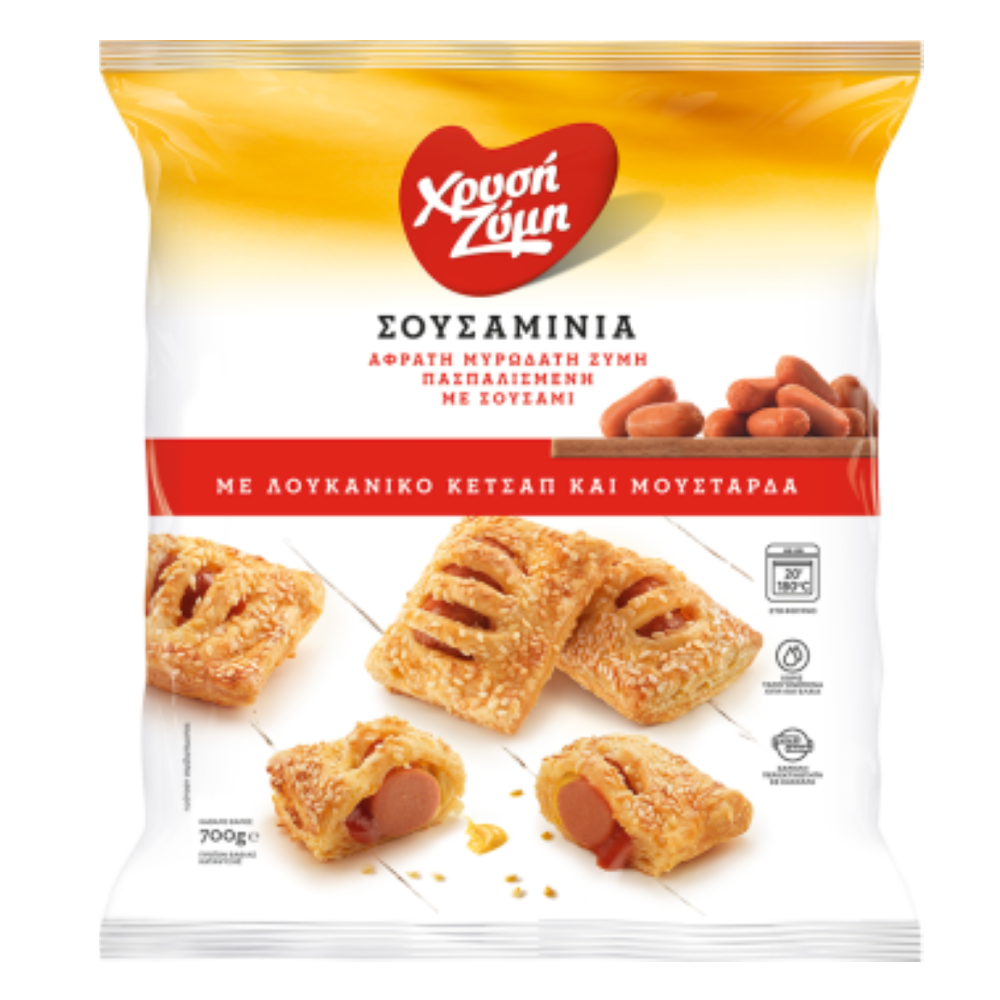 Sesam-Häppchen mit Wurst (Sousaminia) "Chryssi Zymi" 700g