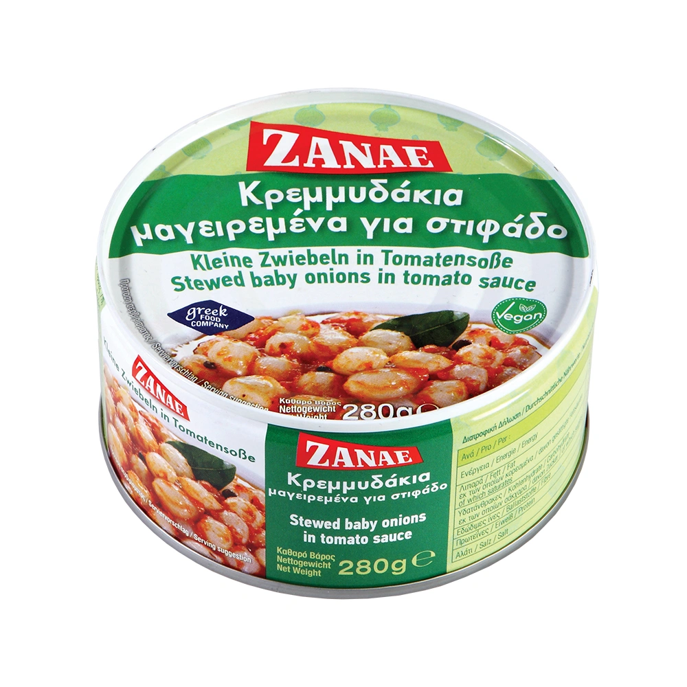 Stifado Zwiebeln in Tomatensauce "ZANAE" 280g