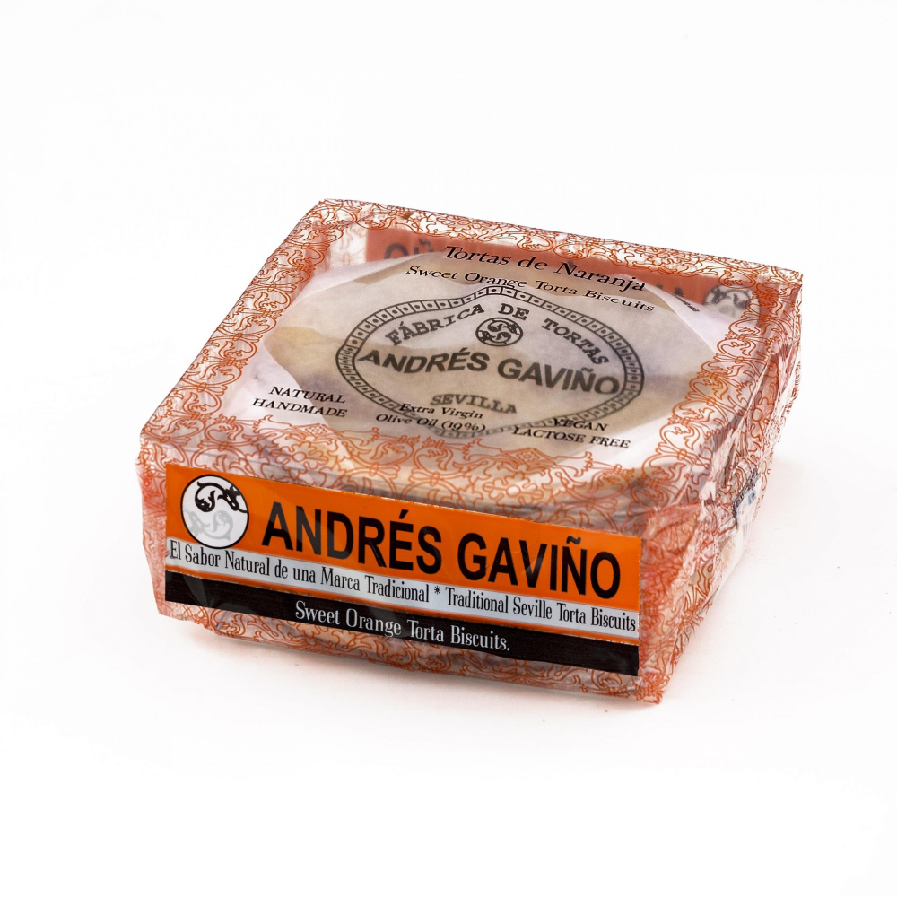 Süßes Olivenölgebäck Sevilla Orange "Andres Gavino" 180g