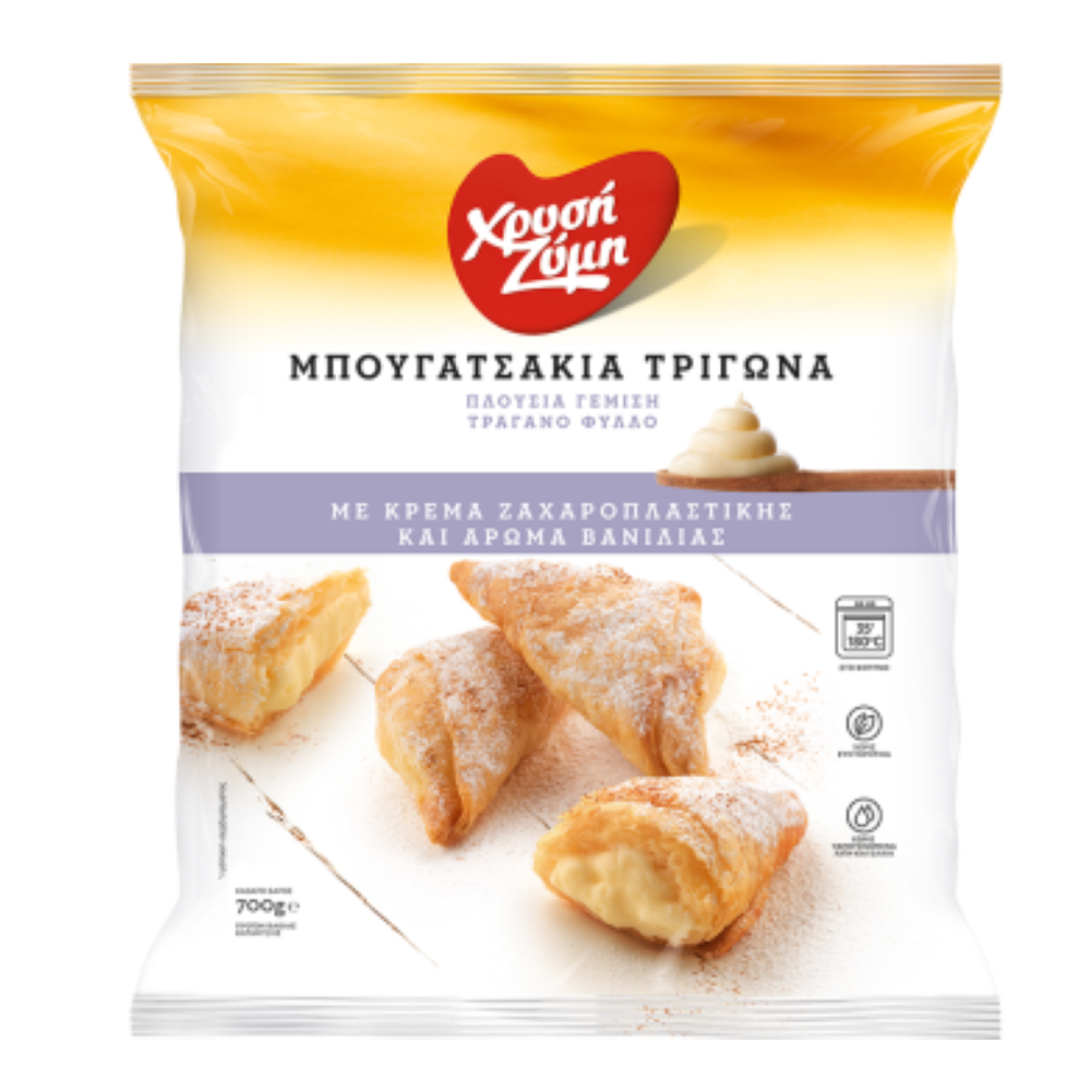 Hausgemachte Mini Strudel mit Creme "Chryssi Zymi" 700g