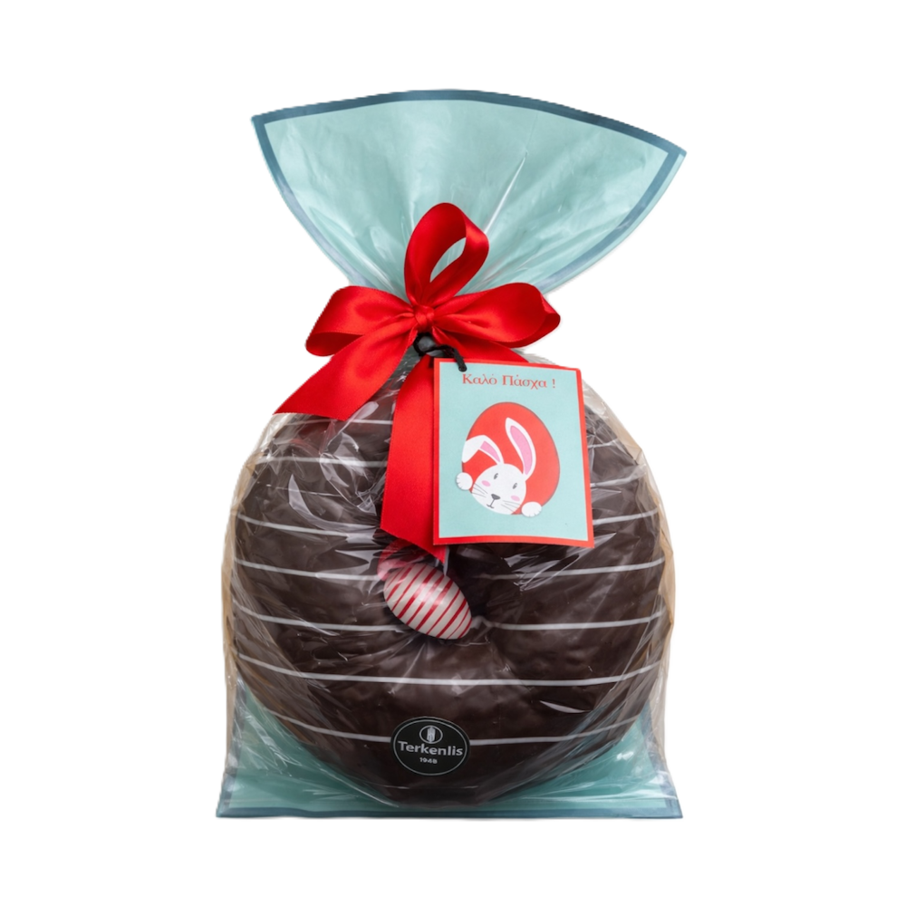 Osterkranz Tsoureki mit dunkler Glasur (Kouloura) "Terkenlis" 900g